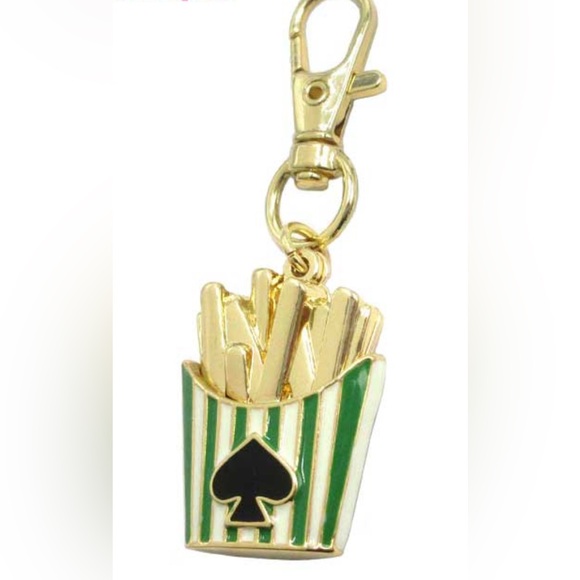kate spade Accessories - Kate Spade French Fry Keychain NWOT